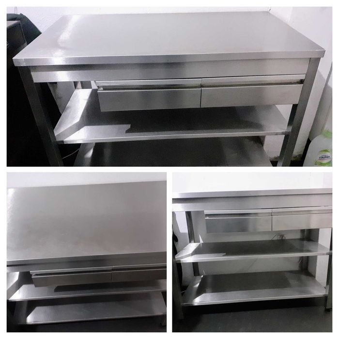Banca de Inox, 110/60/83cm, 280,00€