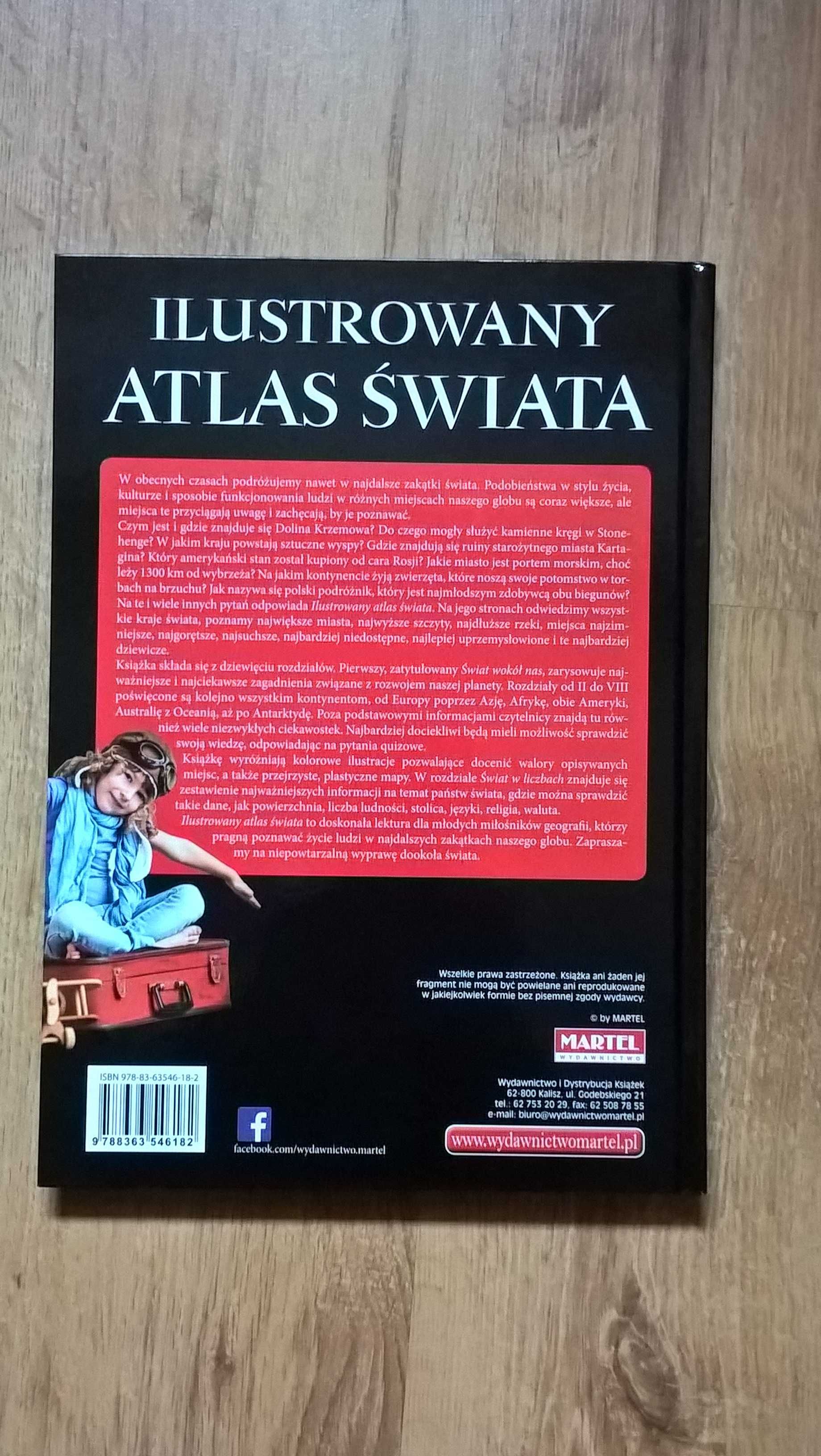 Ilustrowany atlas świata MARTEL