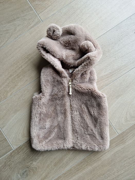 Misiowy bezrękawnik r.80