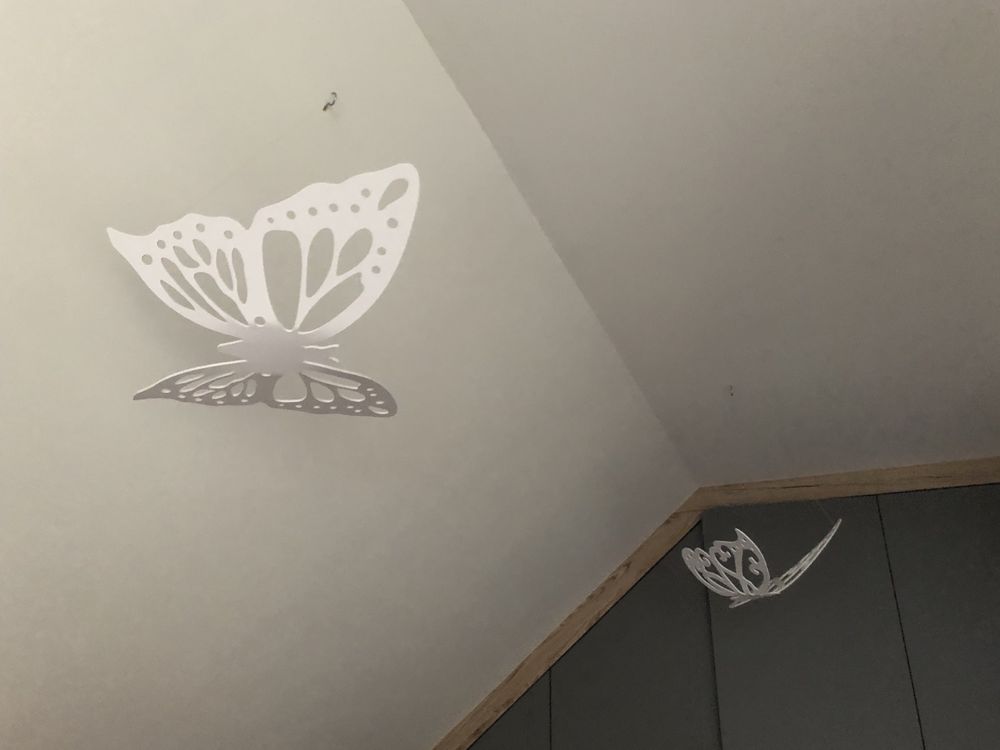 Motyle do pokoju dziecka motylki 3 sztuki dekoracja