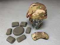 MSA шлем ACH з армотизуючими подушками та MultiCam Nape US Army Medic