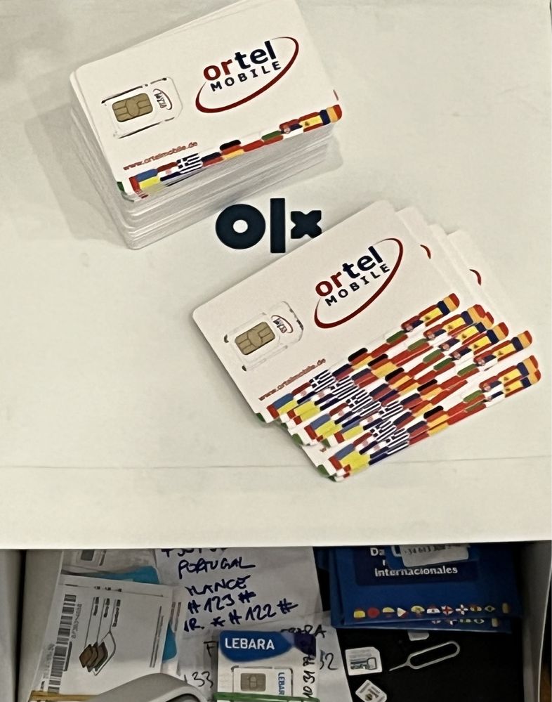 Ortel DE niemiecki +49 Starter Karta SIM Card PrePaid Aktywna +7.50€