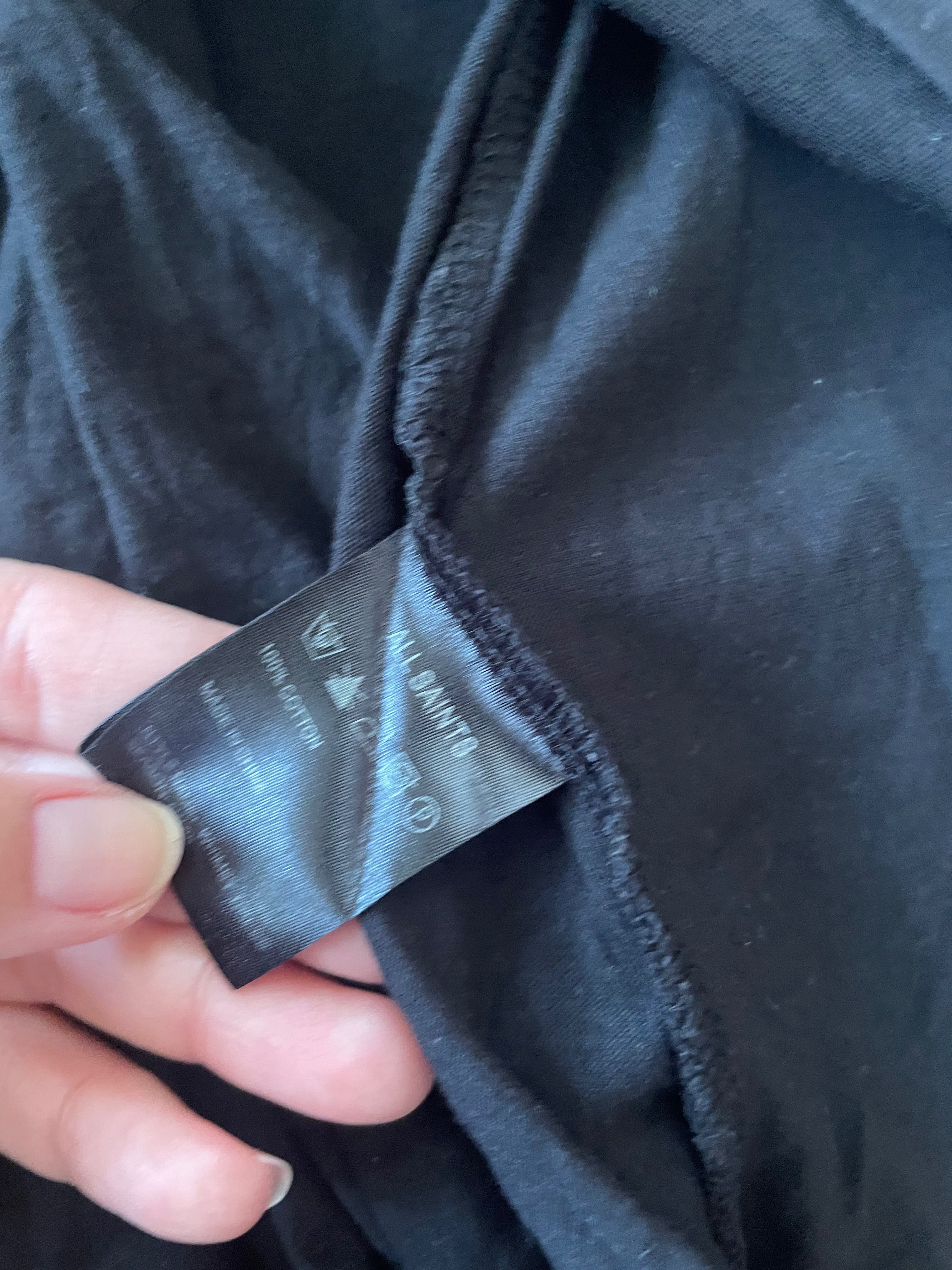 AllSaints krótka sukienka czarna tunika ćwieki kokarda rock
