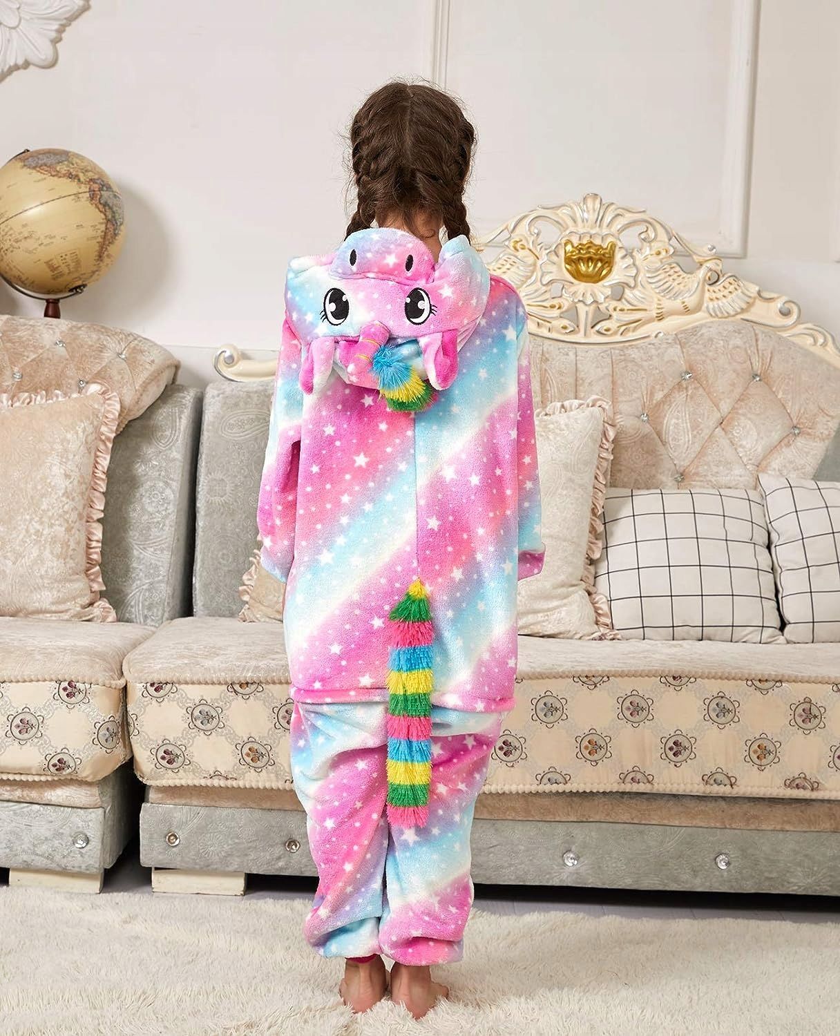 Piżama Jednorożec Kigurumi dla Dziewczyn 7-8 lat