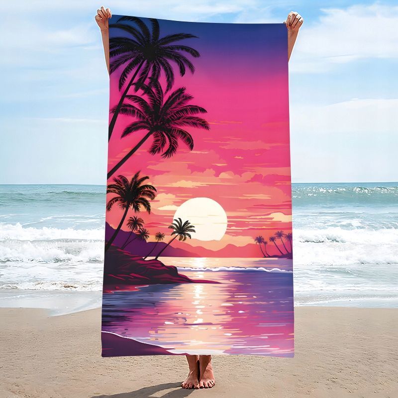 Ręcznik plażowy Szybkoschnący mikrofibra 70x140 kąpielowy Holiday duży