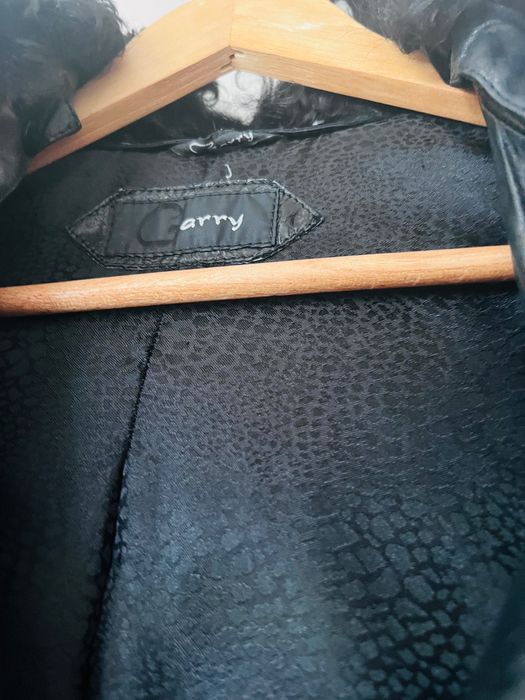 Шкіряна куртка-косуха сезон осінь-весна