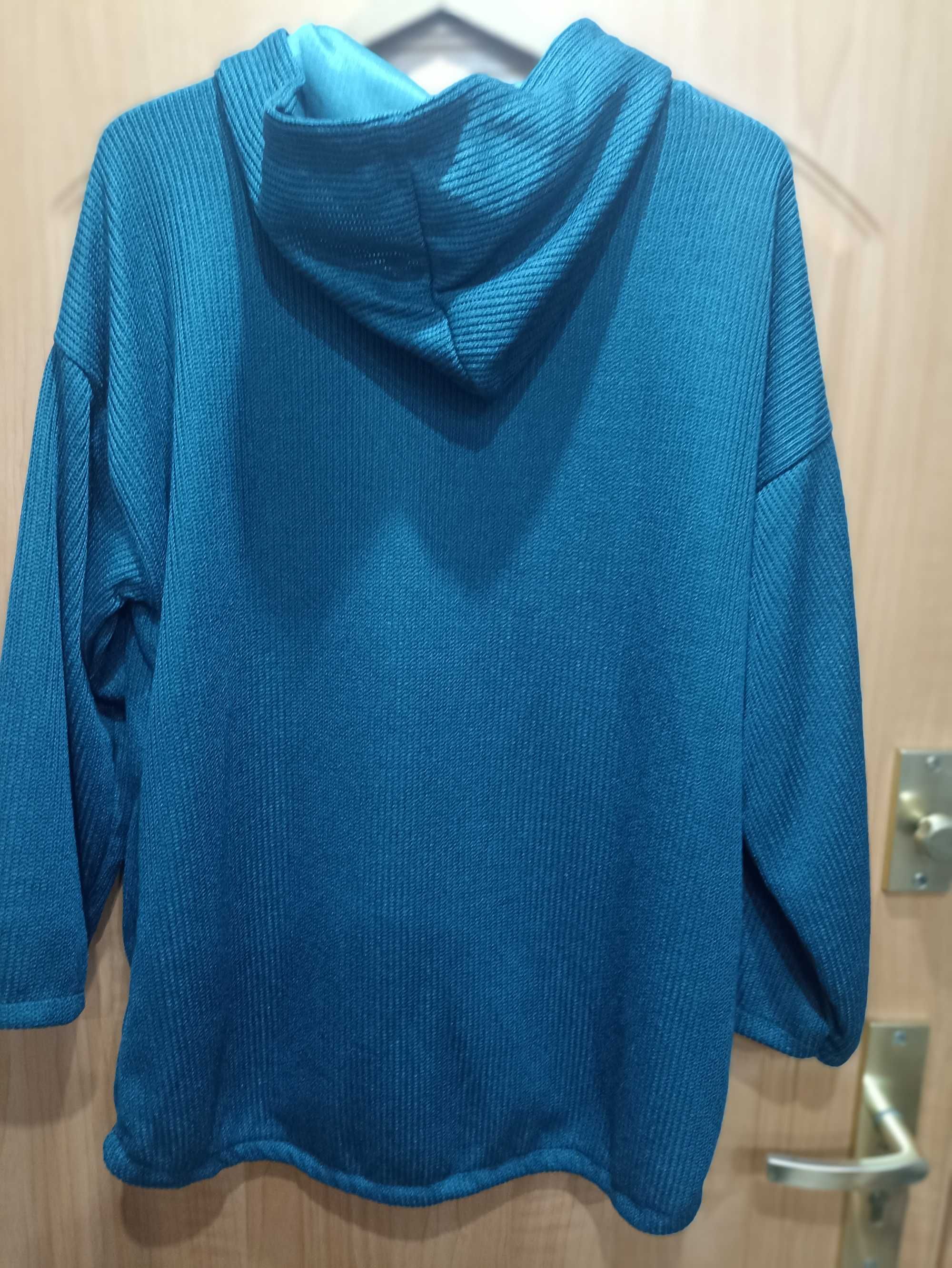 Bluza sweterek z kapturem duży 48/ 50/ 52/ 54