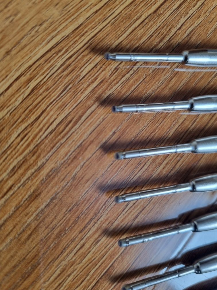 Металічні заряди стержни "ампулки" для ручок типу "PARKER" 10 шт.