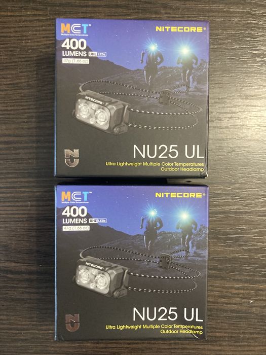 Ультралегкий ліхтар налобний Nitecore NU25 MCT UL