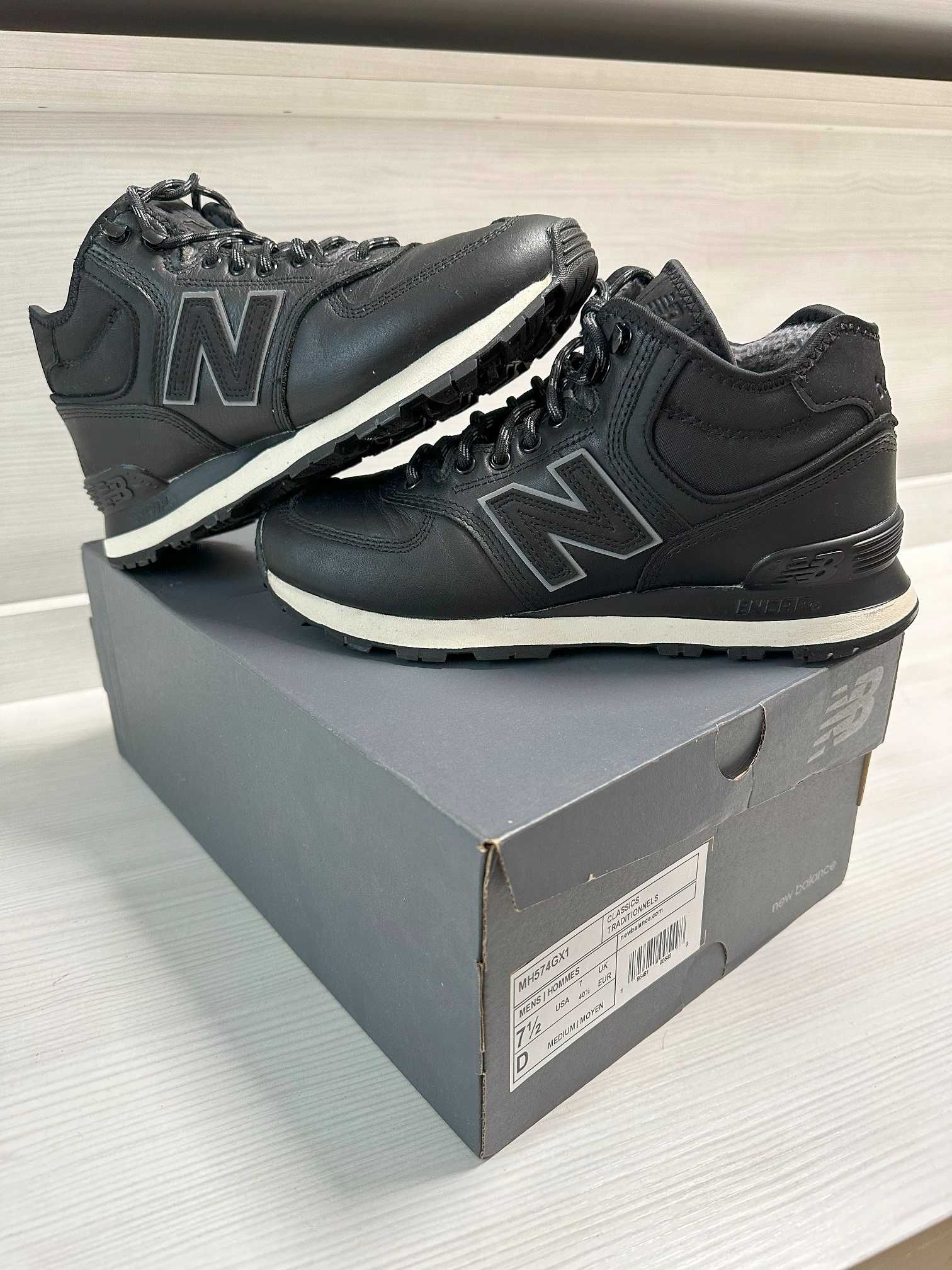 Чоловічі черевики New Balance 574Н MH574GX1 40.5 (7.5) 25.5 см Чорні
