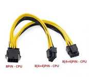 Rozdzielacz Adapter Przedłużacz Zasilania CPU 8PIN na 2x8(4+4)PIN EPS