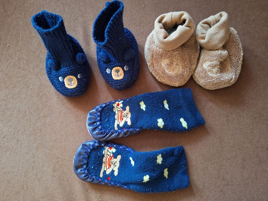 Niechodki, kapcie - 3 pary