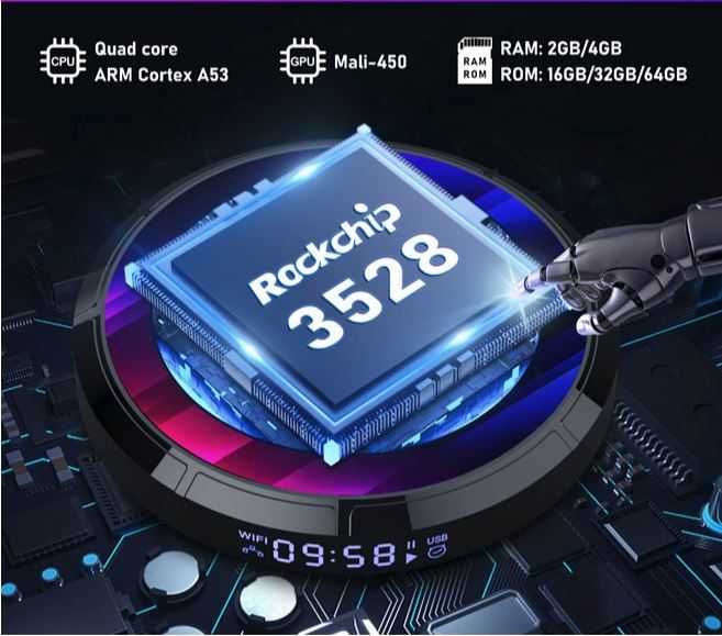 Box Android 13 RK3528 4G RAM + 32GB64586493971329121