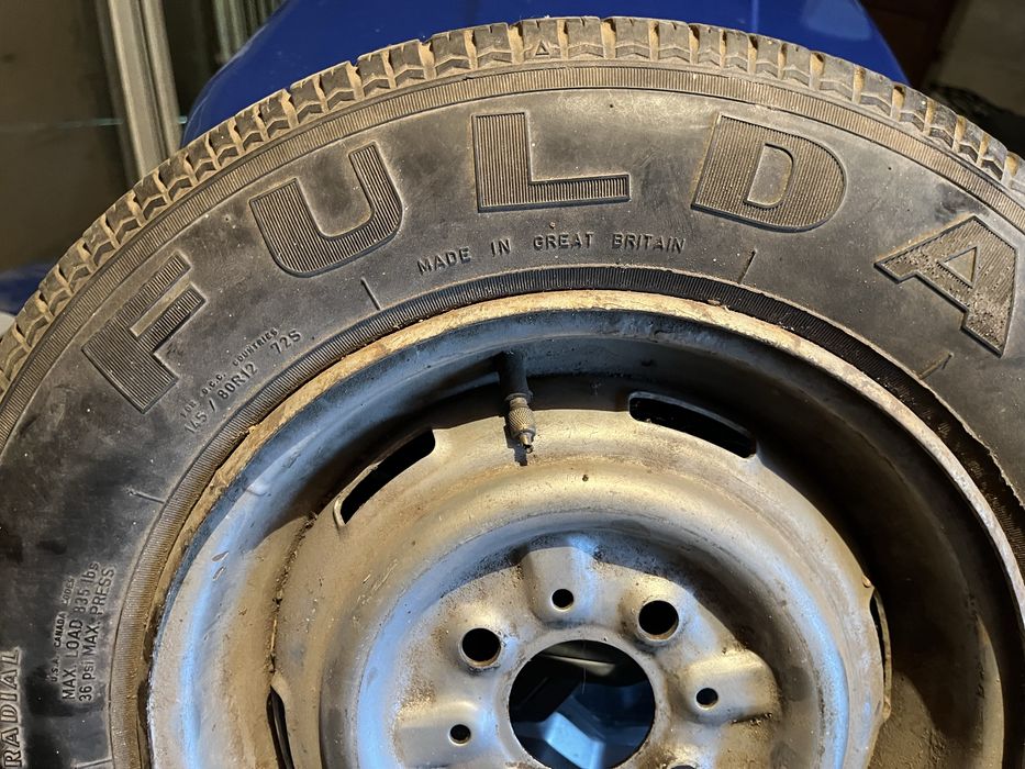 Колесо R12/145 . Диск з гумою