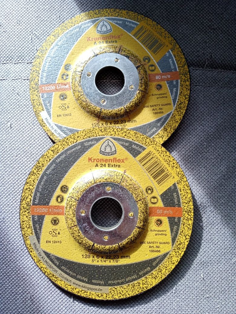 круг зачисний  для металу Іршава, Klingspor, Bosch