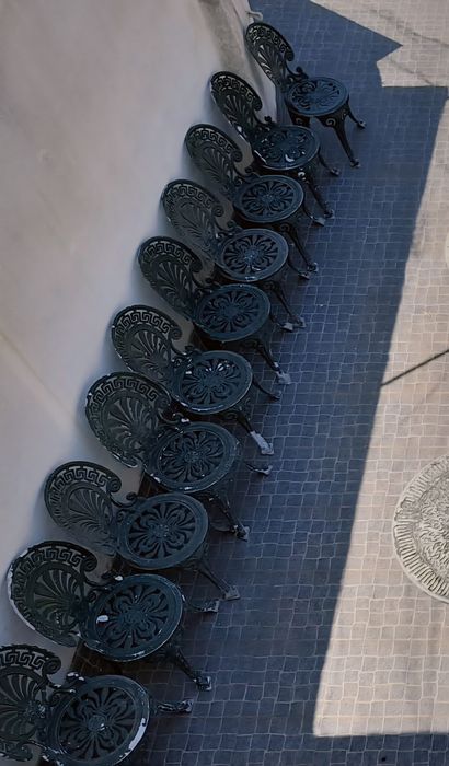 Cadeiras de aluminio exterior/ interior/jardim