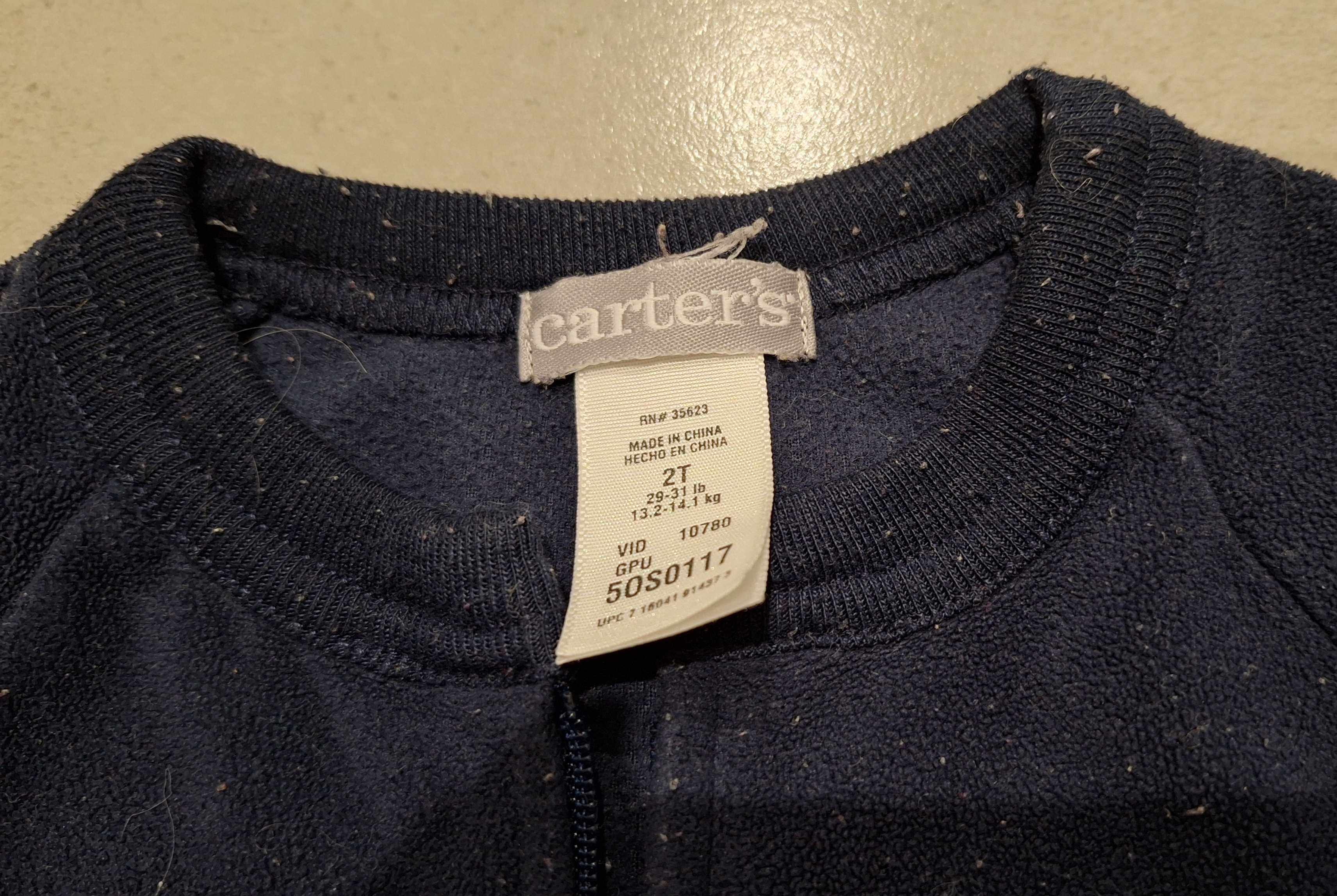 Piżama Carters 2T polarowa ciepła