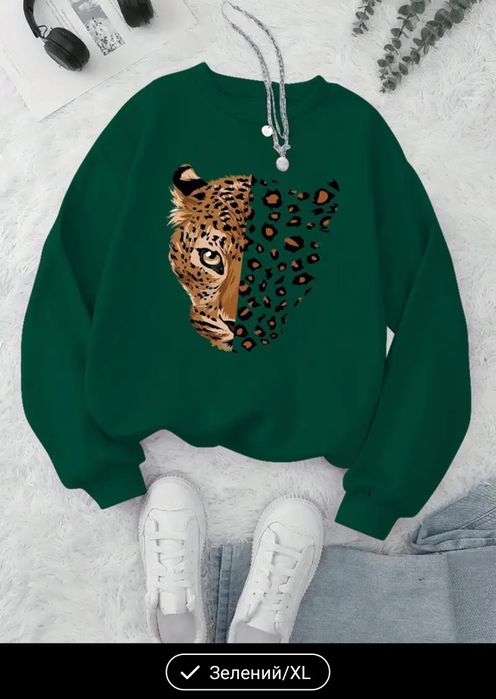 Свитшот теплый женский хл размер