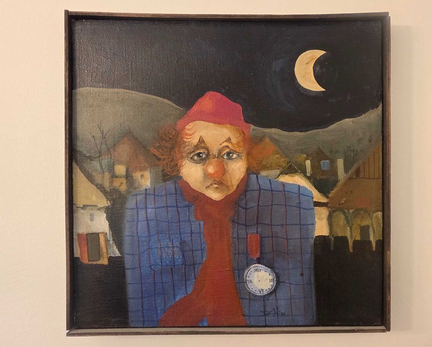 Obraz Daniel de Tramecourt (lata 80-te) ok.40x40cm