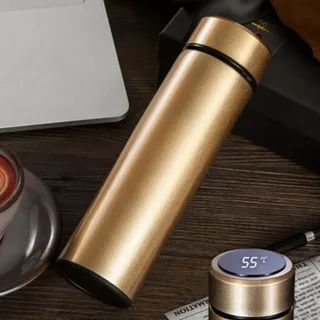 Smart kubek termiczny termos bidon led 500ml ZŁOTY