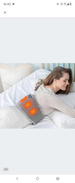 Masażer pas grzewczy