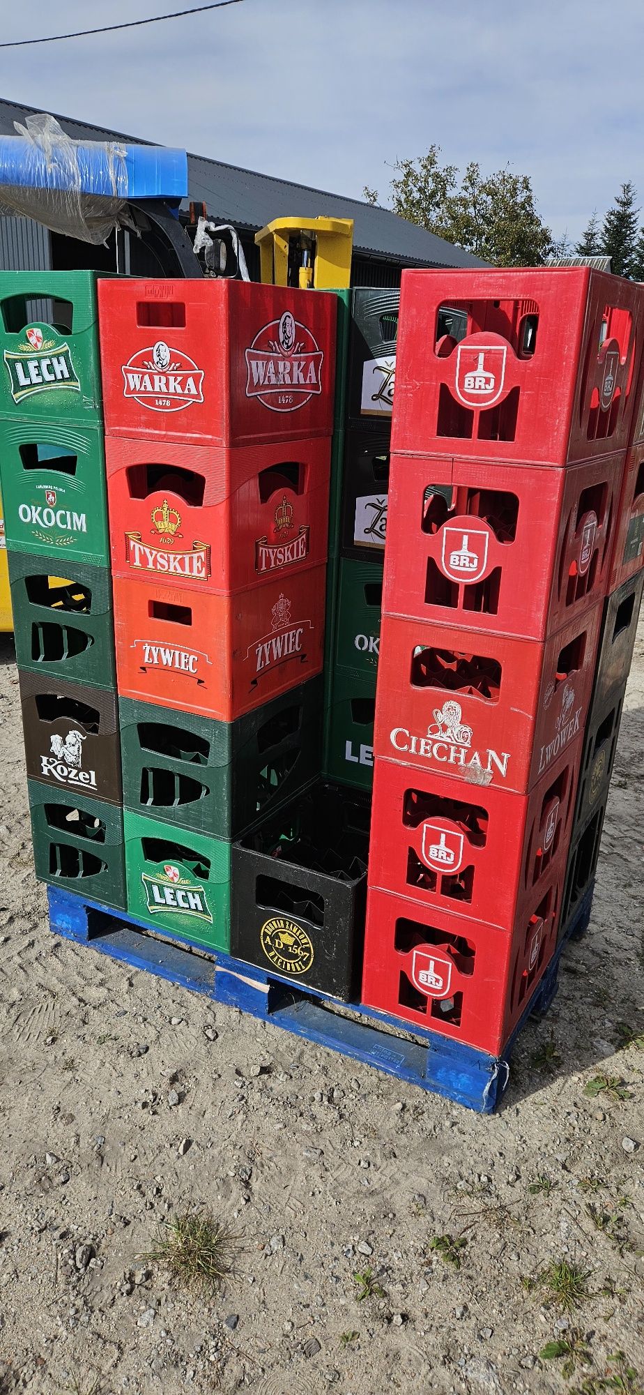 Skrzynka Krata transporter opakowanie na butelki 20szt x 500ml - 2szt