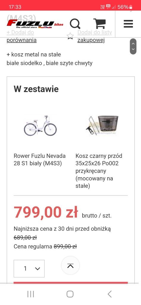 Nowy rower Fuzlu Newada