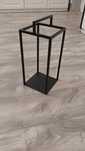 Lampion metalowy latarnia do kompozycji latarenka metalowa 35cm