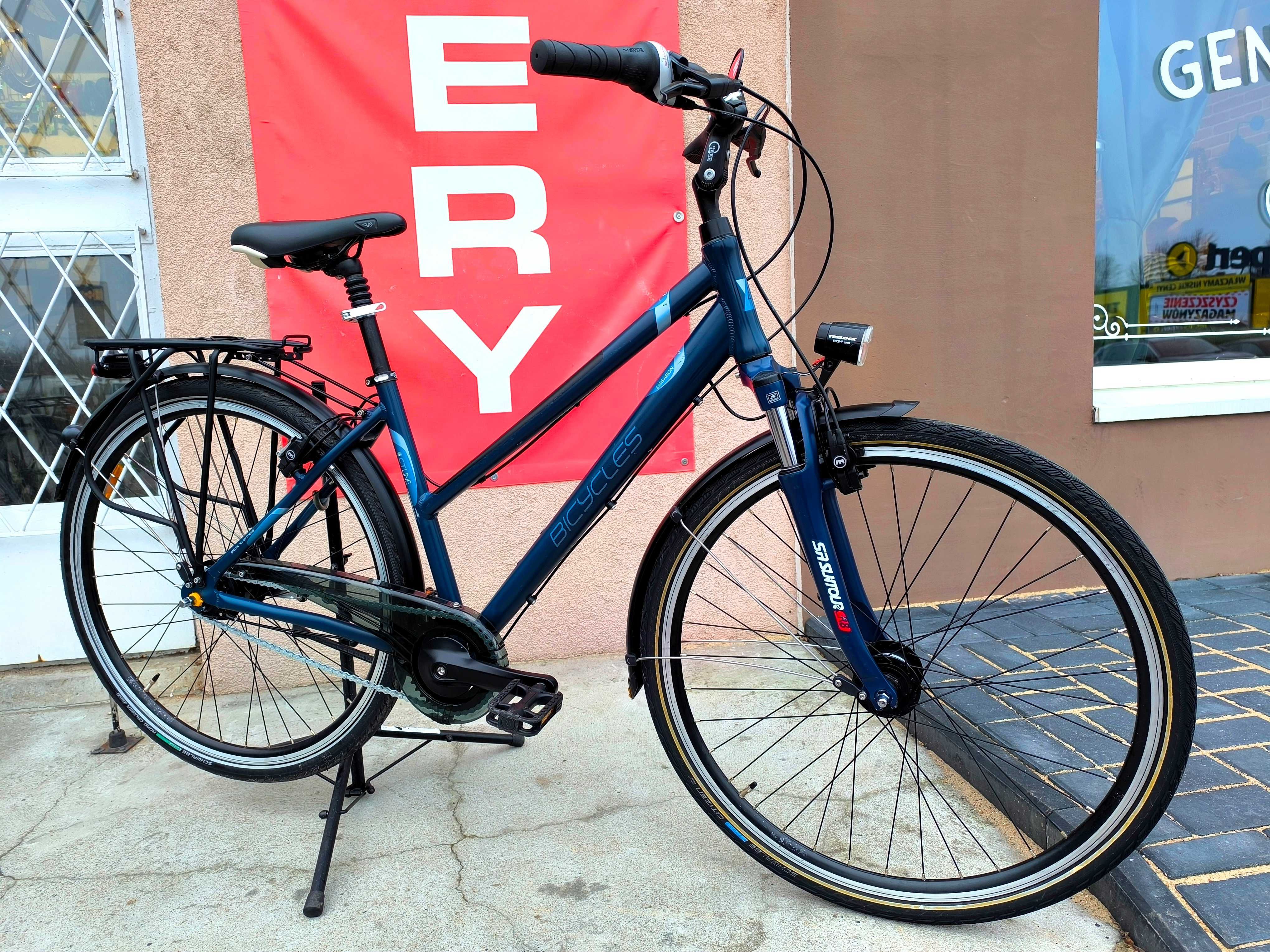 PIĘKNY BICYCLES LISSABON CT Line Roz. 18" Shimano NEXUS *Hydraulika*!