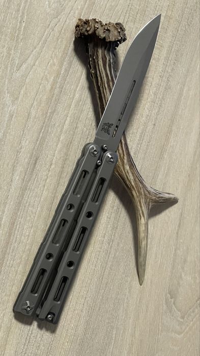 Ніж метелик BENCHMADE 85 BILLET titanium