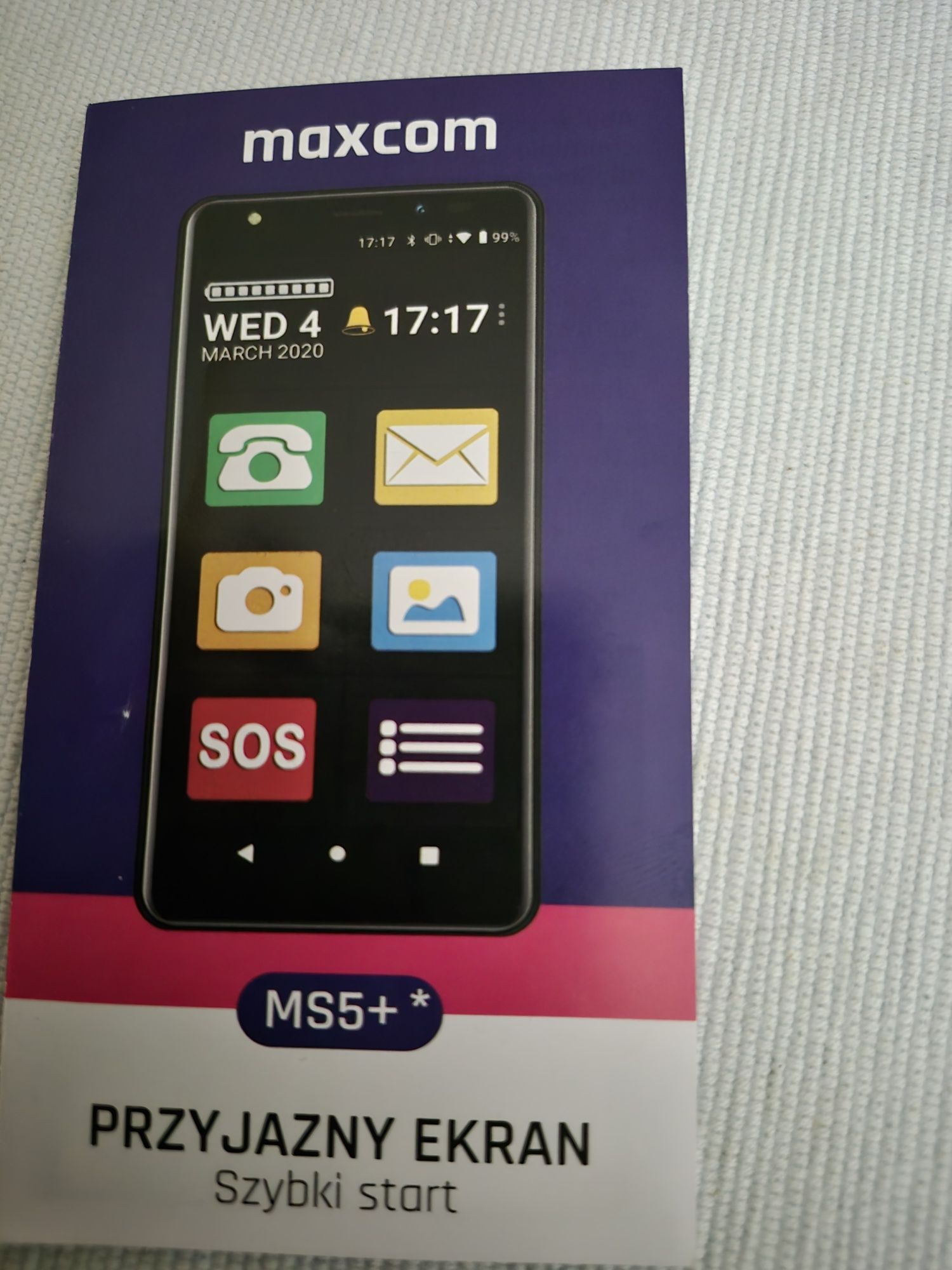 Sprzedam  smartfon maxcom MS554