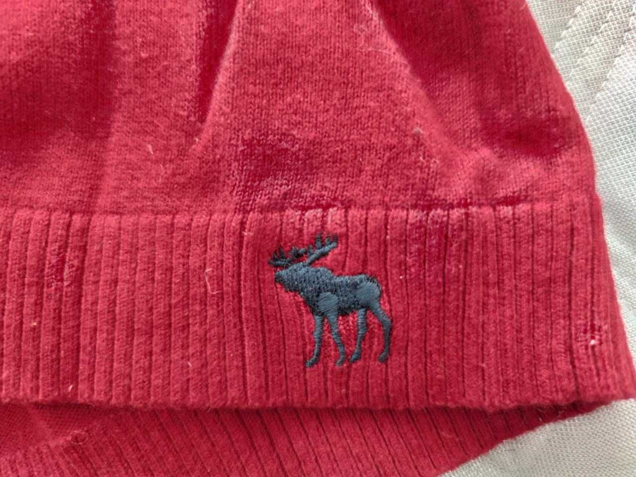 Sweter czerwony Abercrombie&Fitch, M