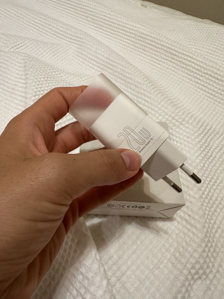 Адаптер Baseus Super Si Quick Charger Type-C 20W White