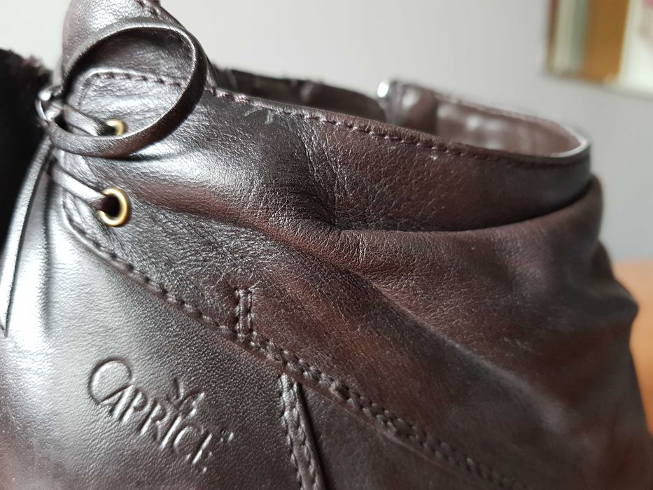 Botki kozaki CAPRICE Soft stan bardzo dobry – długość wkładki 25,5 cm