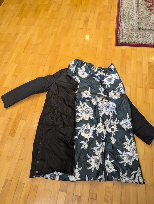 Куртка пуховик двосторонній