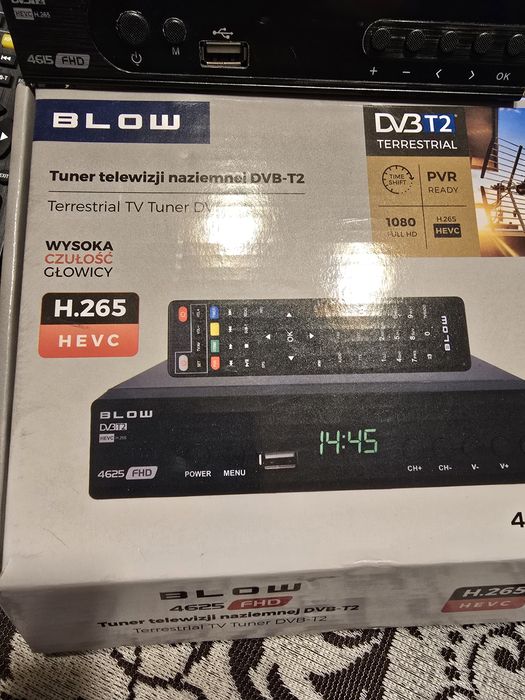 Tuner telewizji naziemnej DVB-T2 H.265 hevc