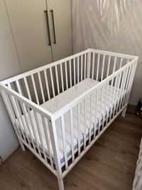 Łóżeczko niemowlece z materacem rucken aero 120x60