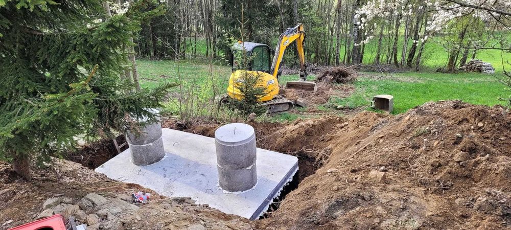 Szambo betonowe 12m³ - Zbiornik na deszczówkę od 4 do 13m³ - GWARANCJA