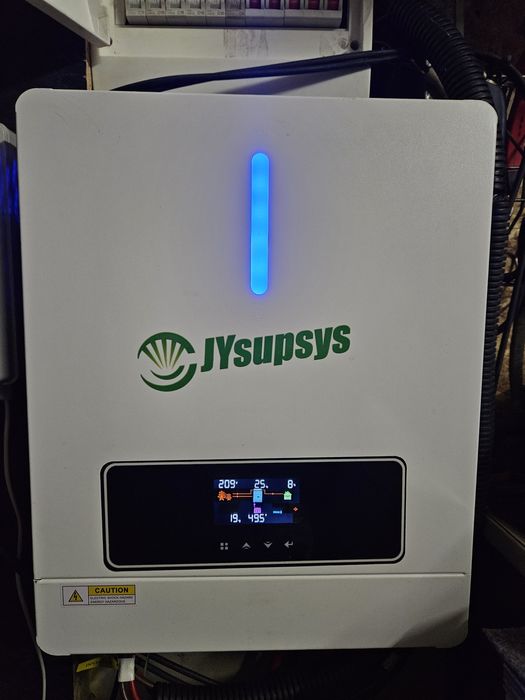 Гібридний інвертор JYsupsys MPS-6200, 48 В, 120 А, 6200 Вт (Daxtromn)