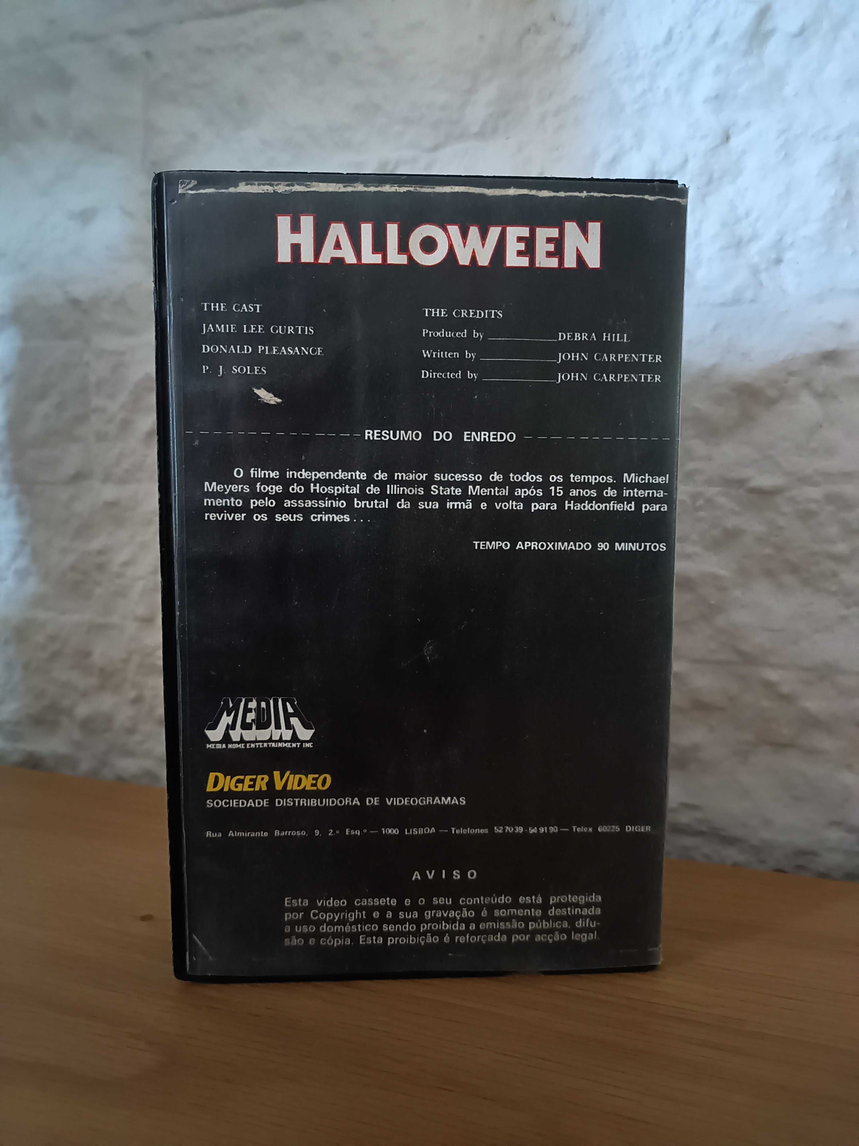 Filme VHS Halloween John Carpenter