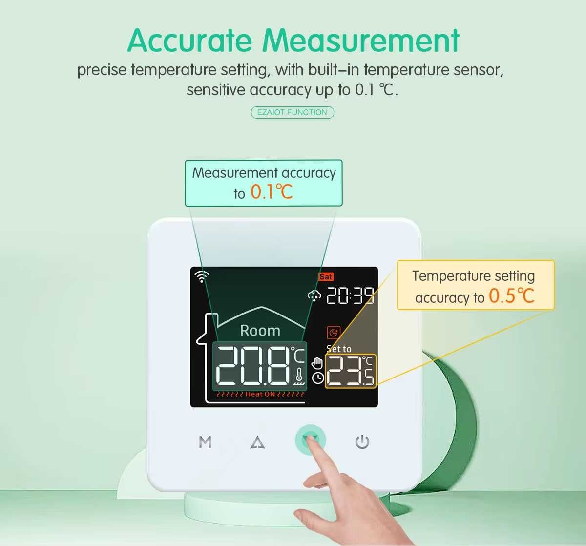 Розумний регулятор температури для теплої підлоги (WIFI Thermostat)
