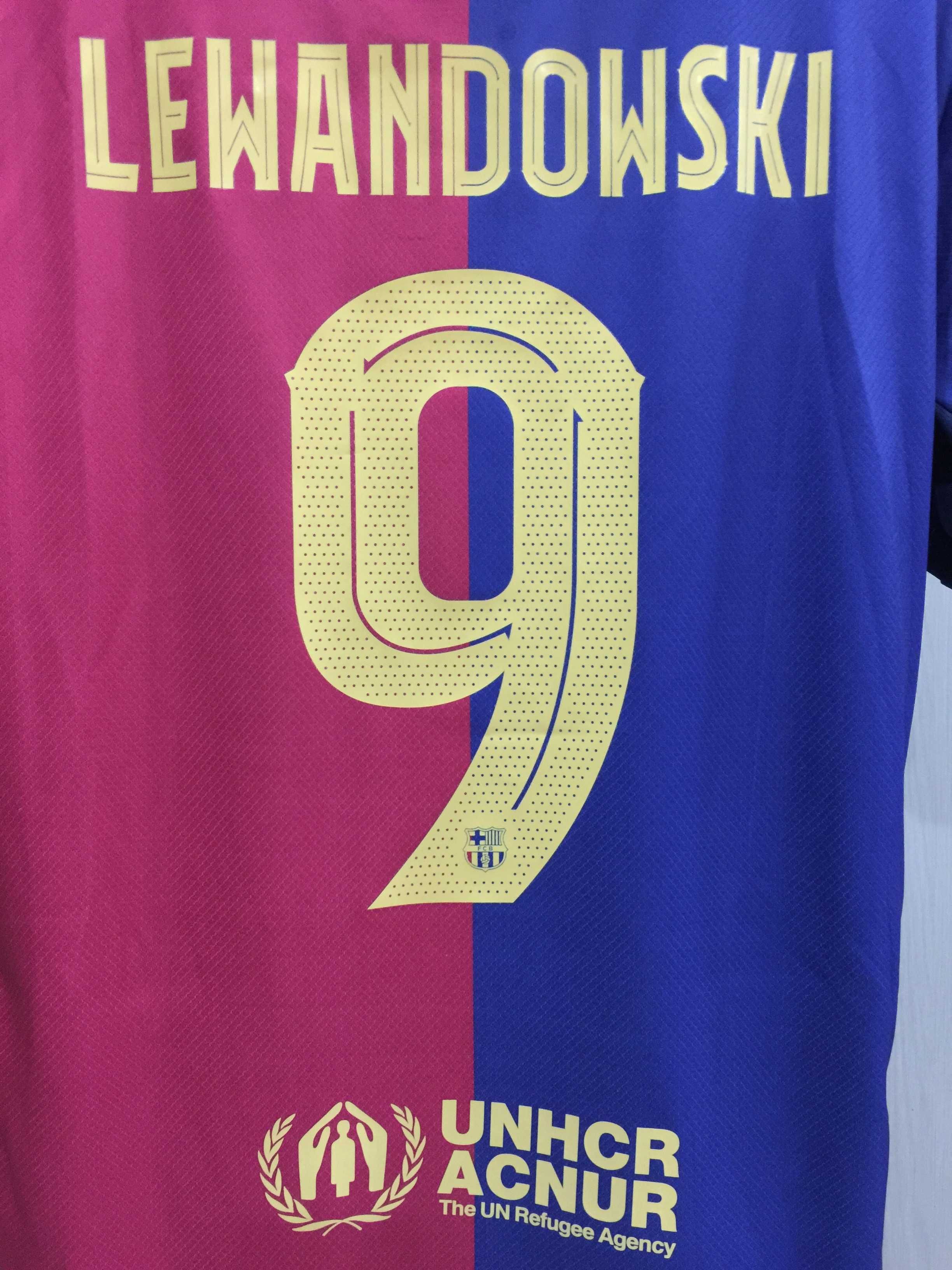 2024-25 Koszulka domowa Nike Barcelona #9 Robert Lewandowski R.S
