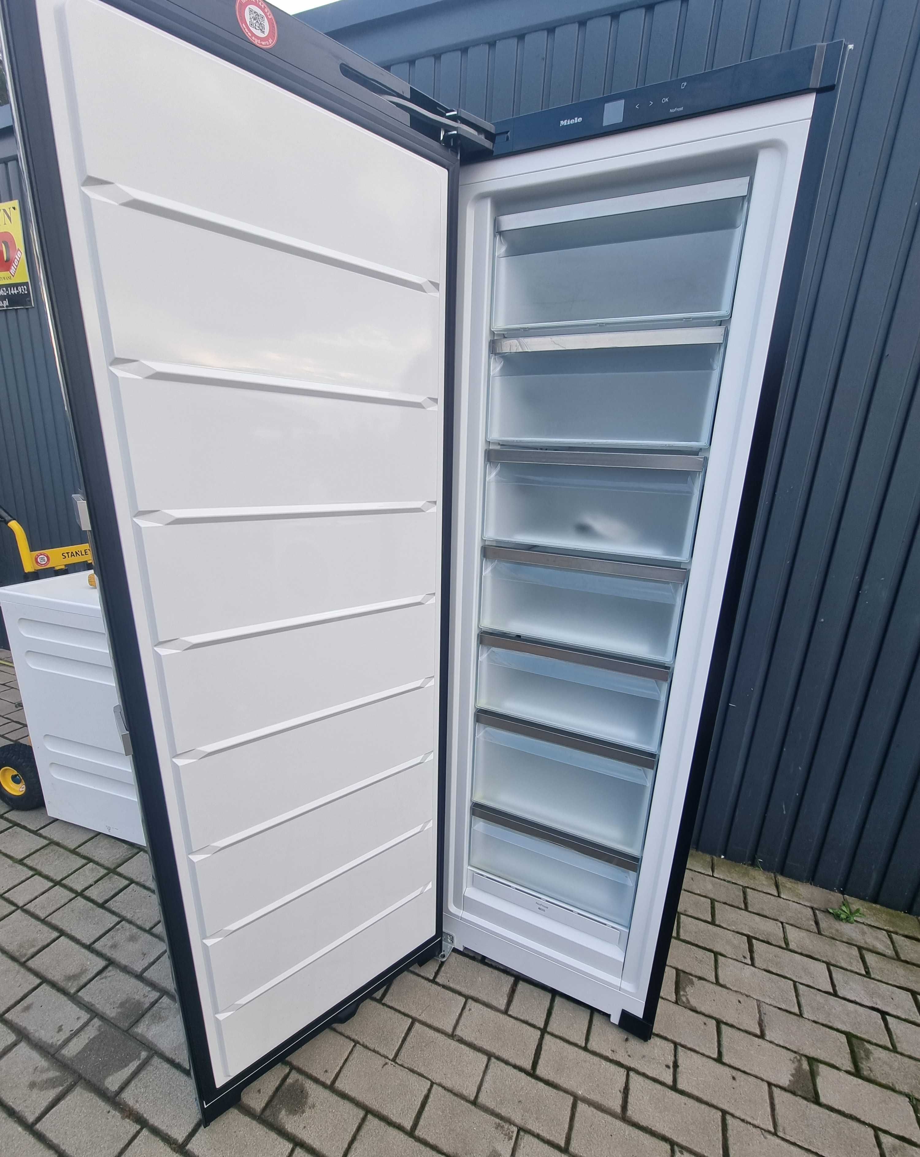 Zamrażarka Miele FNS 4782 E, Blacksteel, NoFrost, VarioRoom JAK NOWA