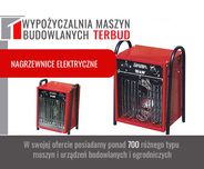 Nagrzewnica olejowa, elektryczna, osuszacz, pompy, wentylatory, itp