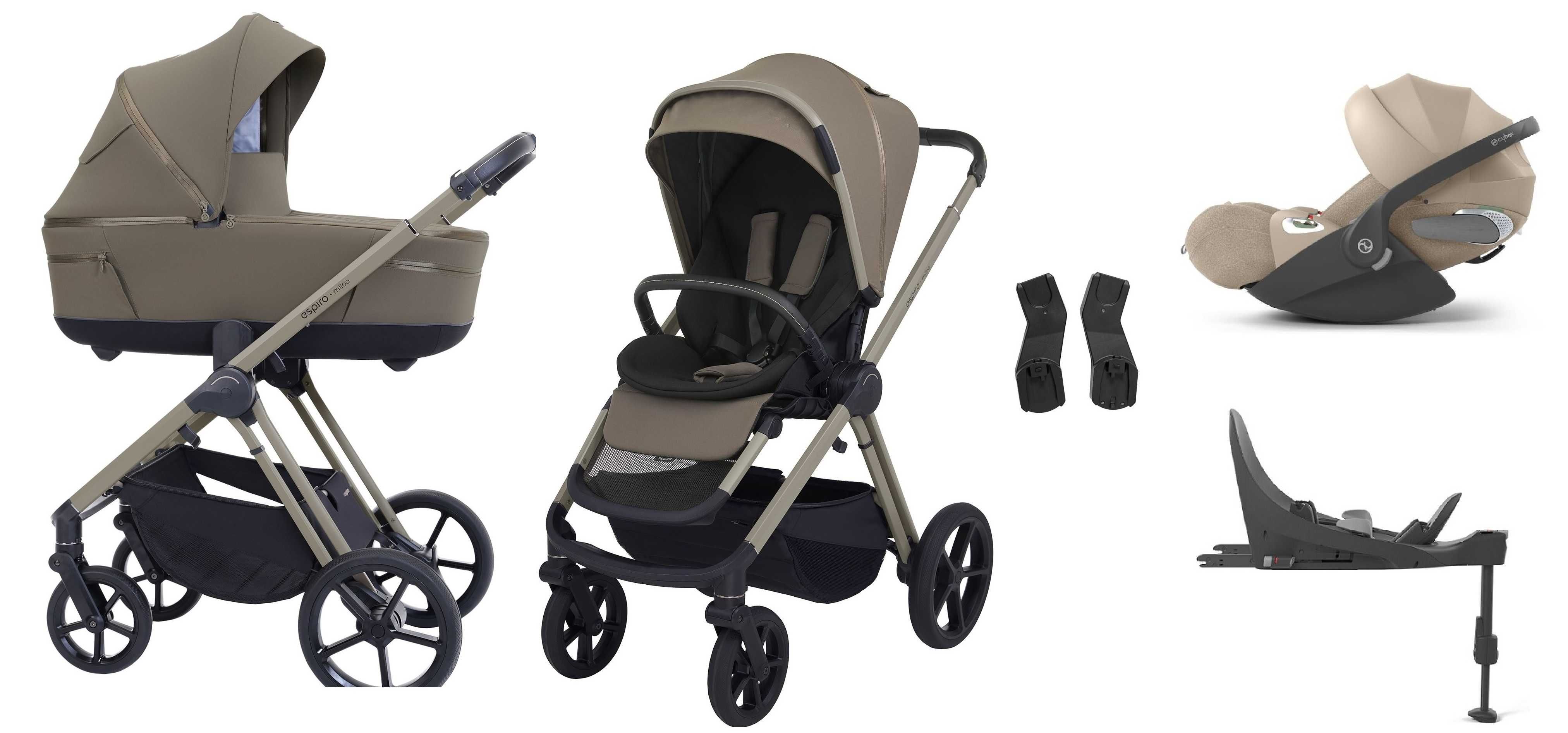 4w1 Espiro Miloo 2025 + Cybex Cloud T + Baza T