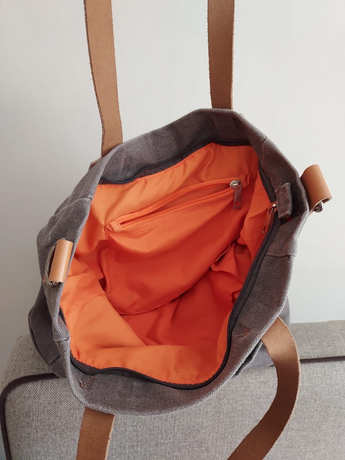 Torebka z funkcją plecaka szara Pragma Style