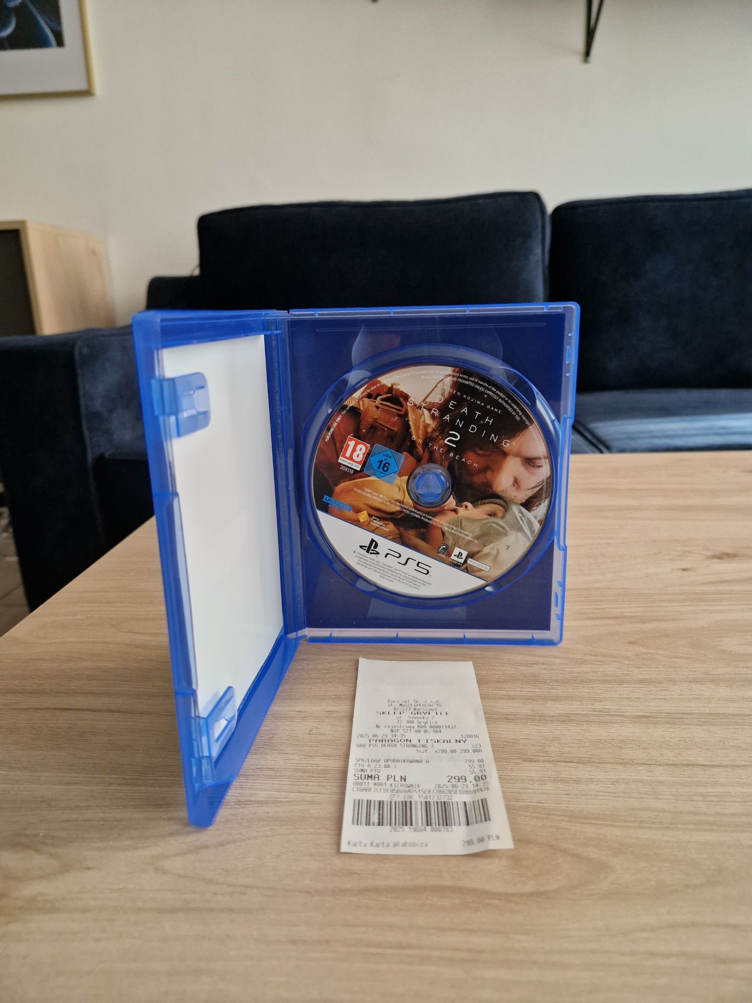 PS5 PlayStation5 gra Death Stranding 2 on the beach ultrahd blueray