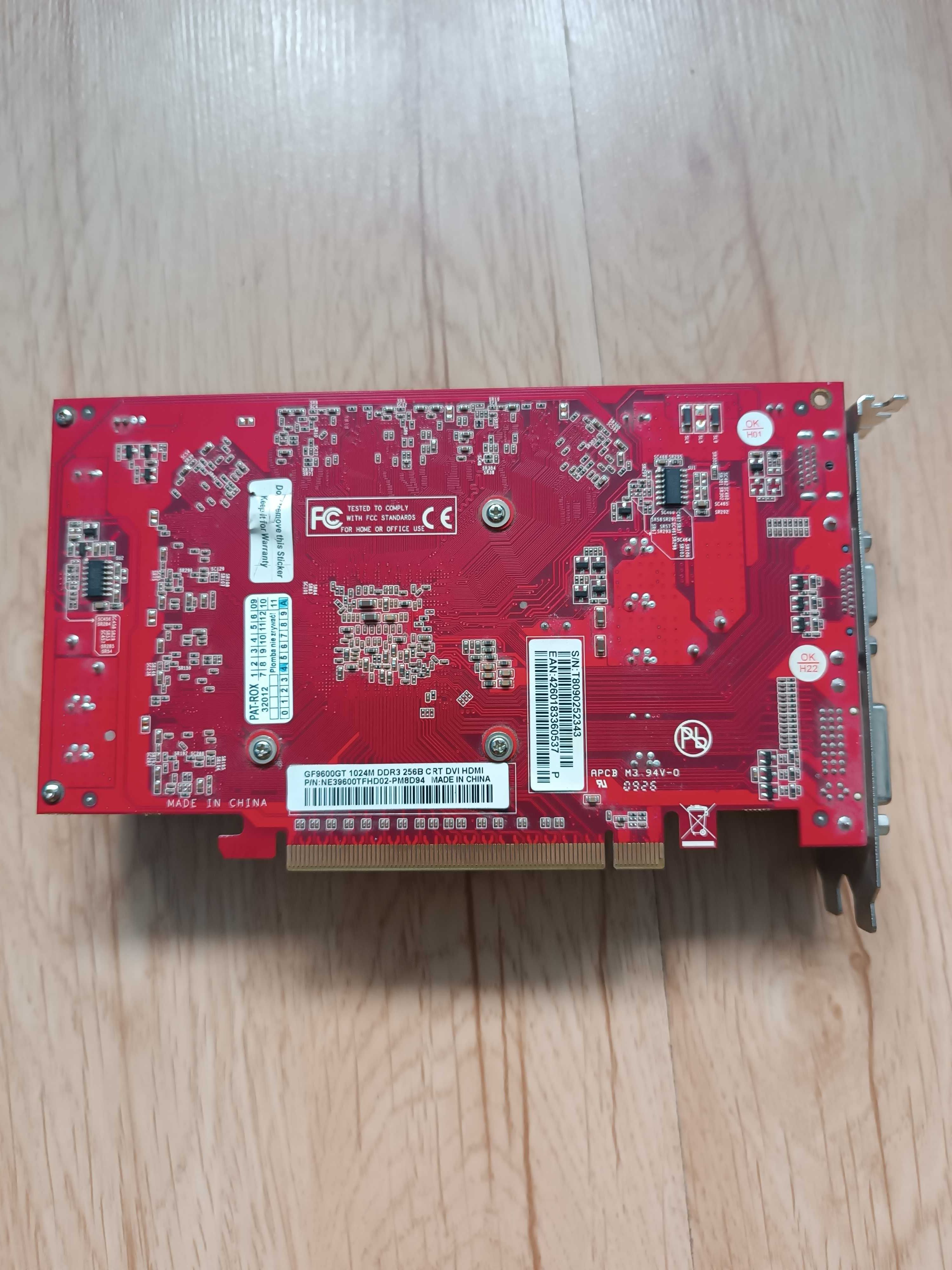 Karta graficzna GeForce 9600GT DDR3 256B 1024M