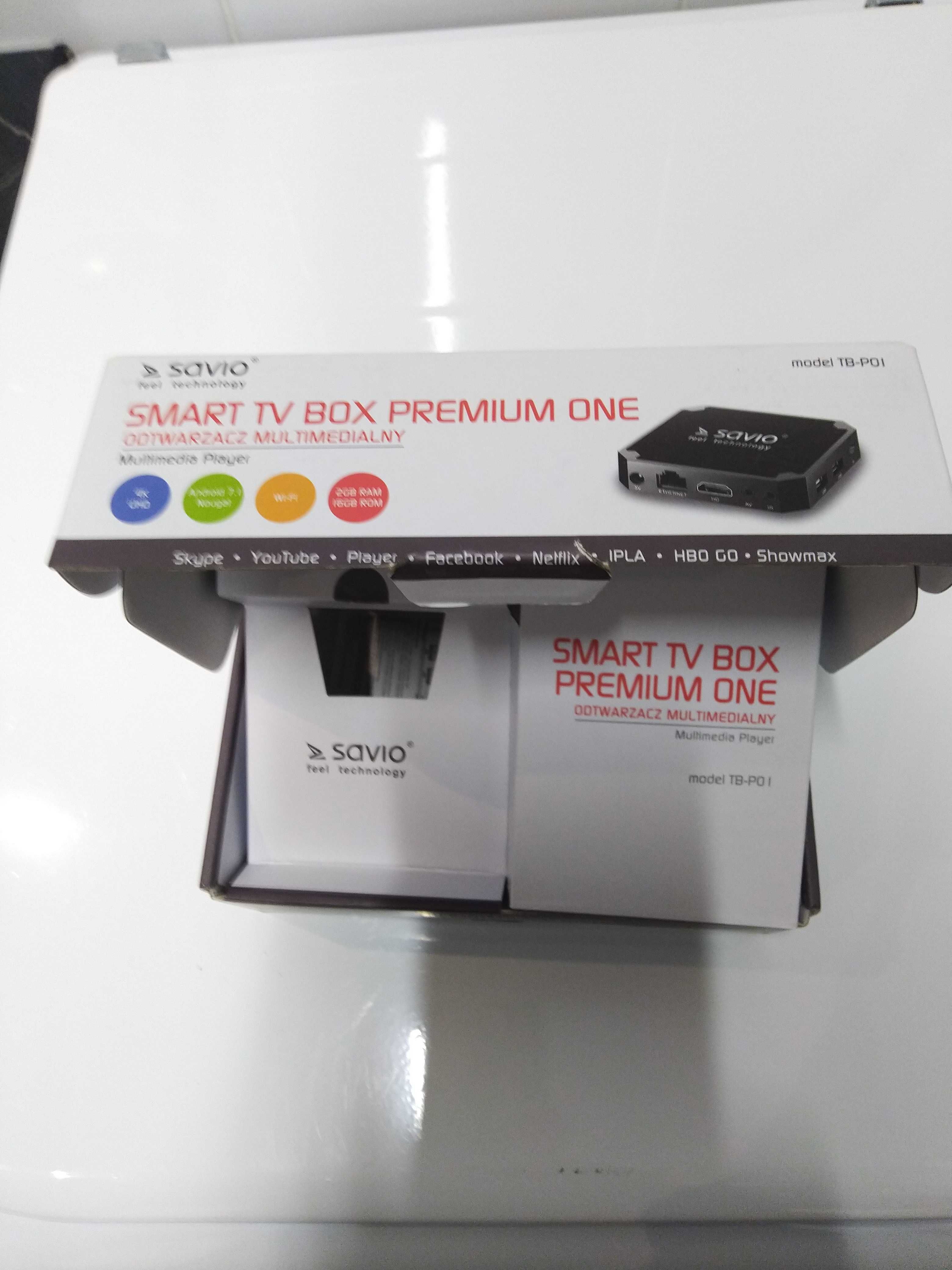 SMART TV BOX PREMIUM ONE SAVIO TB-PO1 odtwarzacz multimedialny, okazja