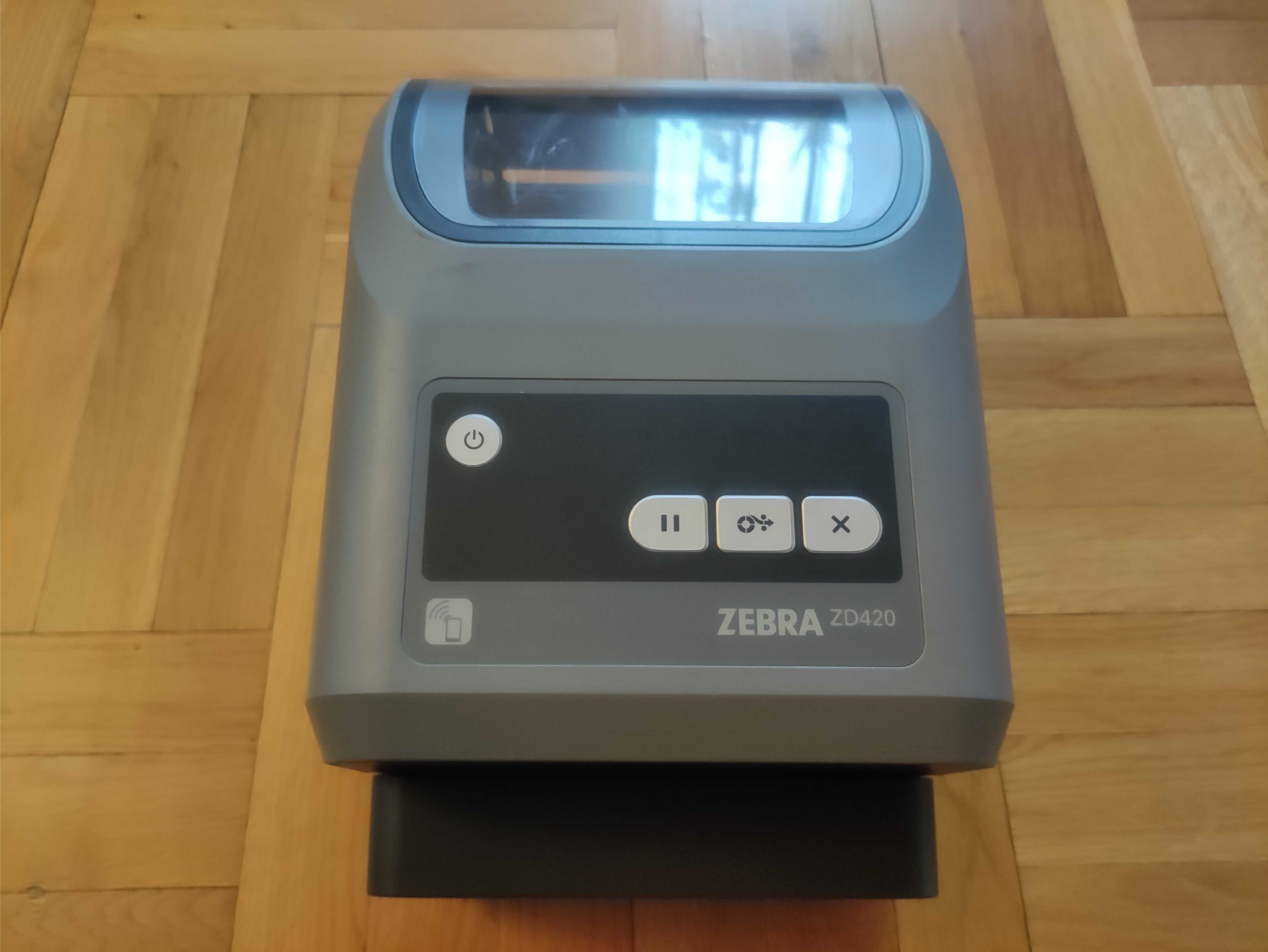 Drukarka Kurierska Termiczna Zebra ZD420 WIFI Bluetooth Gilotyna Nóż